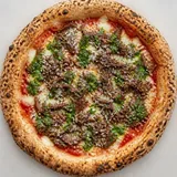 Wagyu ragù pizza